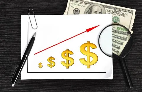 Dollar graphic Stock Photos