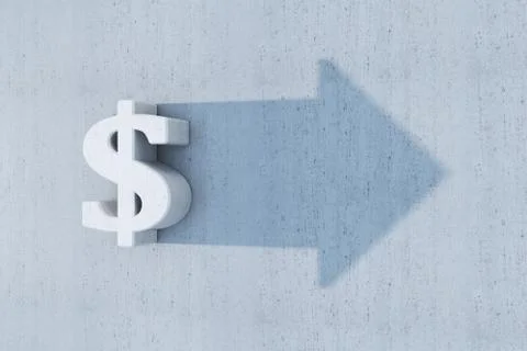 Dollar is grow Stock-Illustration