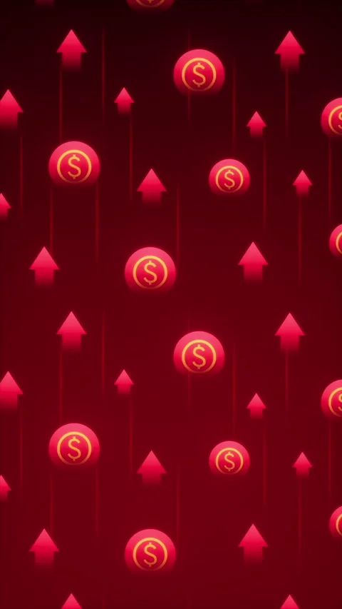 Dollar Growth Animation | Background Loop 库存影片 312867092