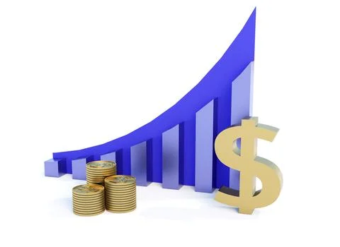 Dollar growth Stock Illustration