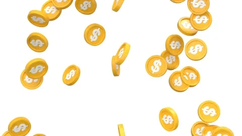 Dollar icon animation motion graphics video Stock Footage 278964327
