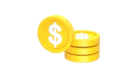 Dollar icon animation motion graphics video Stock Footage 278964331