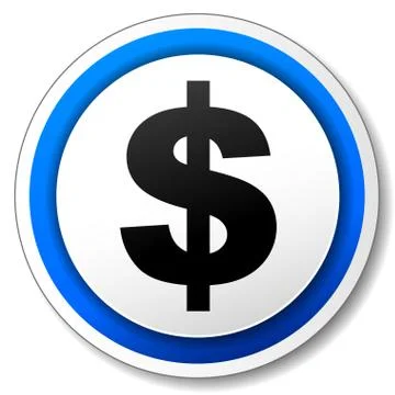 Dollar icon Illustrazione stock