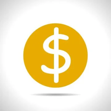 Dollar icon Stock Illustration