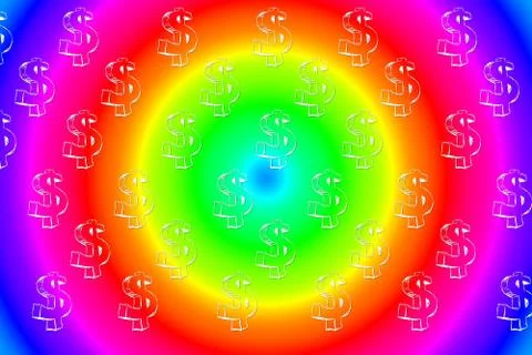 Dollar icon illustration Stock Illustration