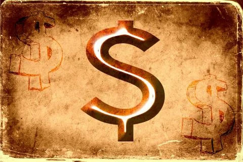 Dollar icon illustration Stock Illustration