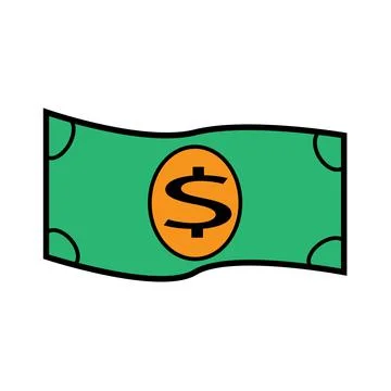 Dollar icon or logo vector illustratio Stock Illustration