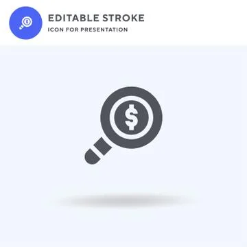 Dollar icon vector, filled flat sign, solid pictogram isolated on white, logo イラスト素材