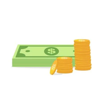 Dollar icon. Vector illustration. Stock Illustration