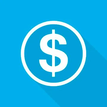 Dollar icon. Vector illustration. Stock Illustration