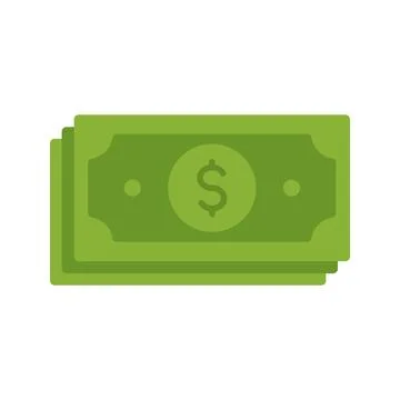 Dollar icon vector image. Stock Illustration