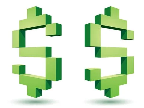 Dollar icons Stock Illustration