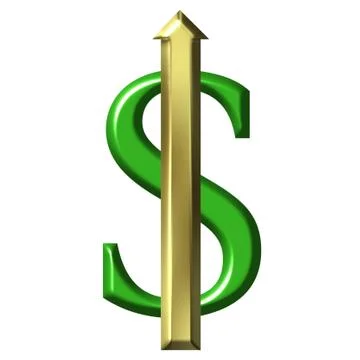 Dollar Increasing Value Concept Stock Illustration