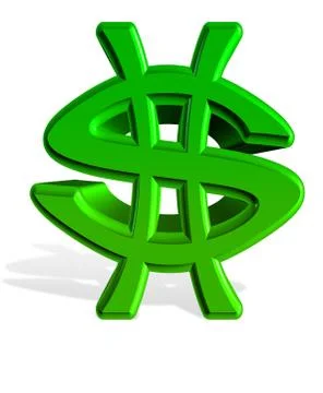 Dollar isolated Stock Illustration