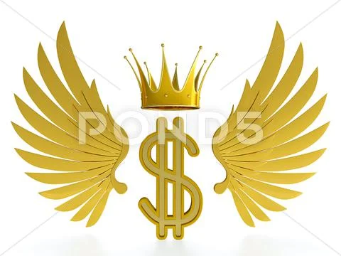 Dollar king Stock Illustration