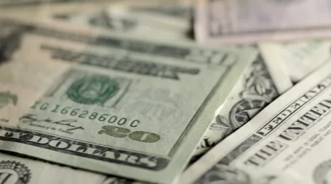 Dollar Loop Stock Footage 1094137