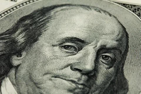 Dollar macro Stock Photos