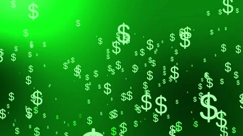 Dollar mark icon Particle Money gradatio... | Stock Video | Pond5