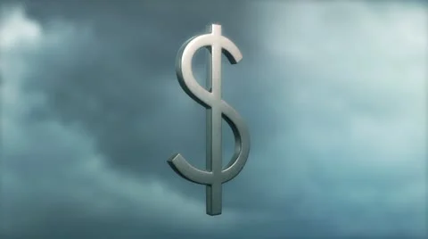 Dollar metal rotation Stock Footage 11147000