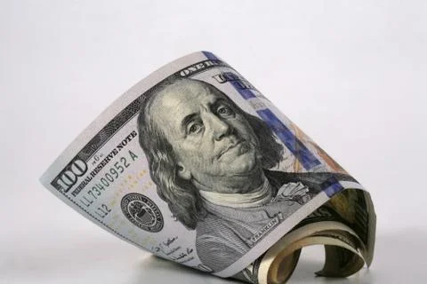 Dollar, model on dollar banknote Stock Photos