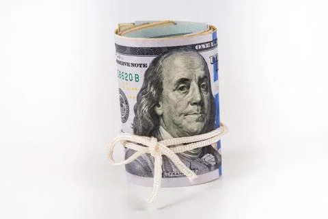 Dollar, model on dollar banknote. Stock Photos