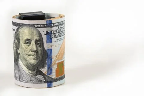 Dollar, model on dollar banknote. Stock Photos