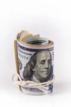 Dollar, model on dollar banknote. Stock Photos