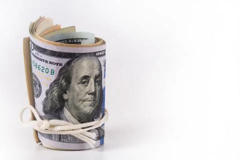 Dollar, model on dollar banknote. Stock Photos