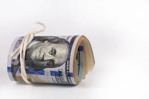 Dollar, model on dollar banknote. Stock Photos