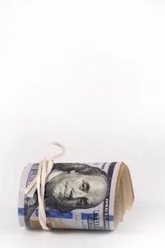 Dollar, model on dollar banknote. Stock Photos