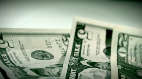 Dollar Money Passing By Stockbeeldmateriaal 33793192