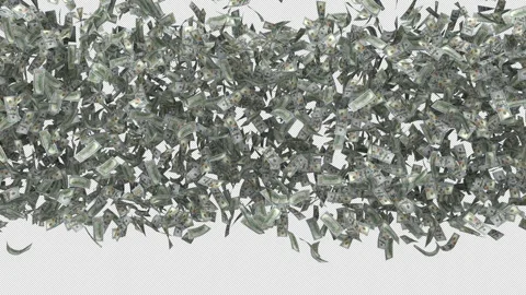Dollar Money Transition Stock-Footage 248646458