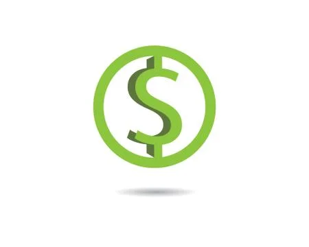 Dollar money vector icon Stock Illustration