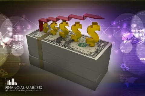 Dollar note Ilustración de archivo