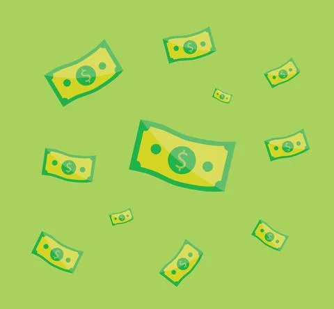 Dollar Note Pattern Background American Currency Bill Business Banking Stock Illustration