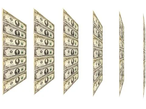 Dollar pattern with abstract plate isolated Stock Illustration