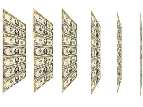 Dollar pattern with abstract plate isolated dollar pattern with abstract p... Stock Photos