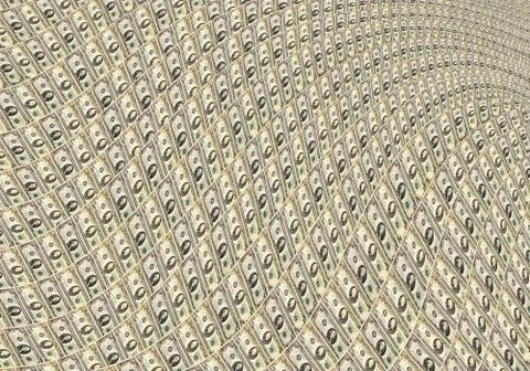 Dollar pattern Illustrazione stock