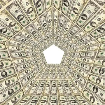 Dollar pattern Illustrazione stock