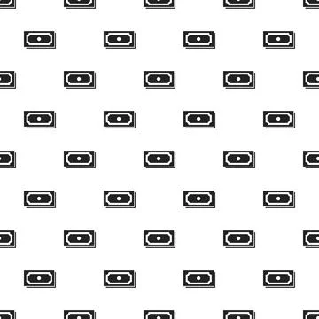 Dollar pattern seamless vector Stock Illustration
