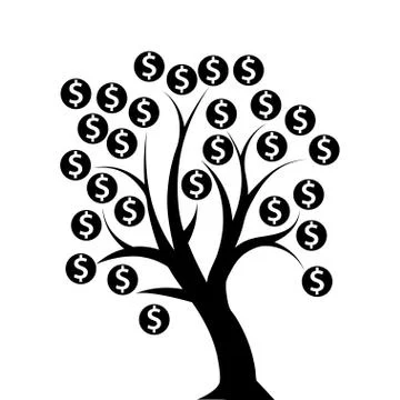 Dollar plant Stock Illustration