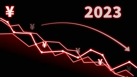 Dollar price graph isolated on black background. Stock Footage 222937475