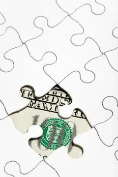 Dollar Puzzle Stock Photos