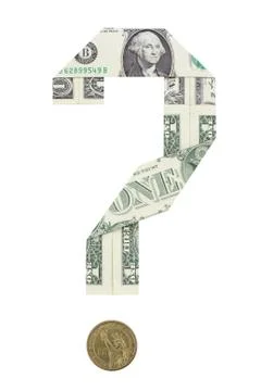 Dollar in question Stock Illustration