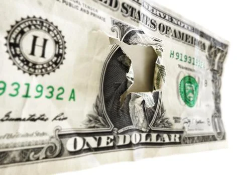 Dollar rip Stock Photos
