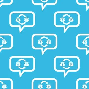 Dollar ruble exchange message pattern Stock Illustration