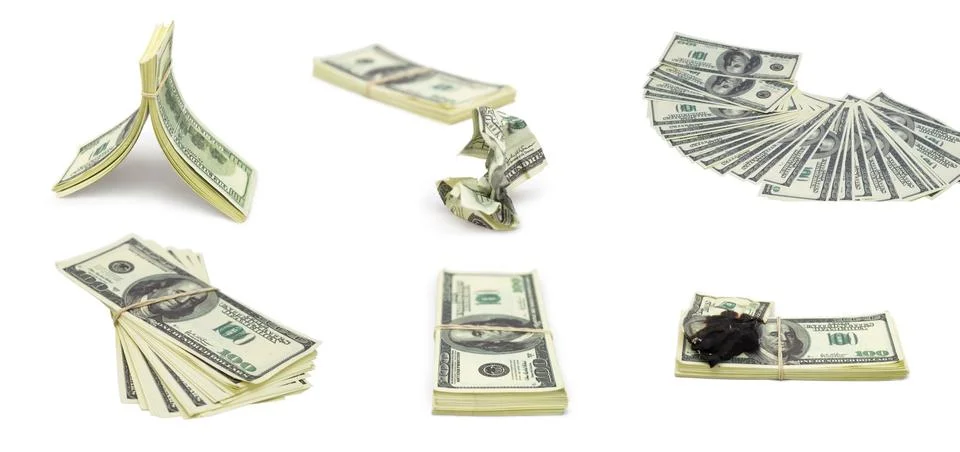 Dollar set Stock Photos