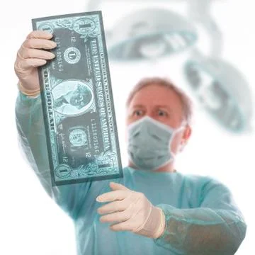 Dollar sickness Stock Photos