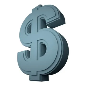 Dollar Sign 3D Model