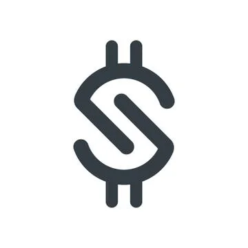 Dollar sign, currency icon Stock Illustration